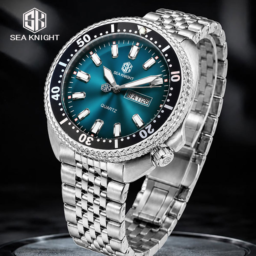 Smartwatch Casual Watches For Men - SEA KNIGHT New Luxury Business Quartz