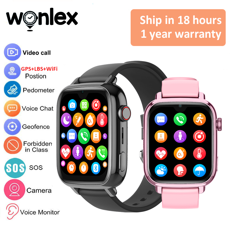 Smartwatch Watches For Kids With Gps - Wonlex KT34 Children's Smart Watch 4G