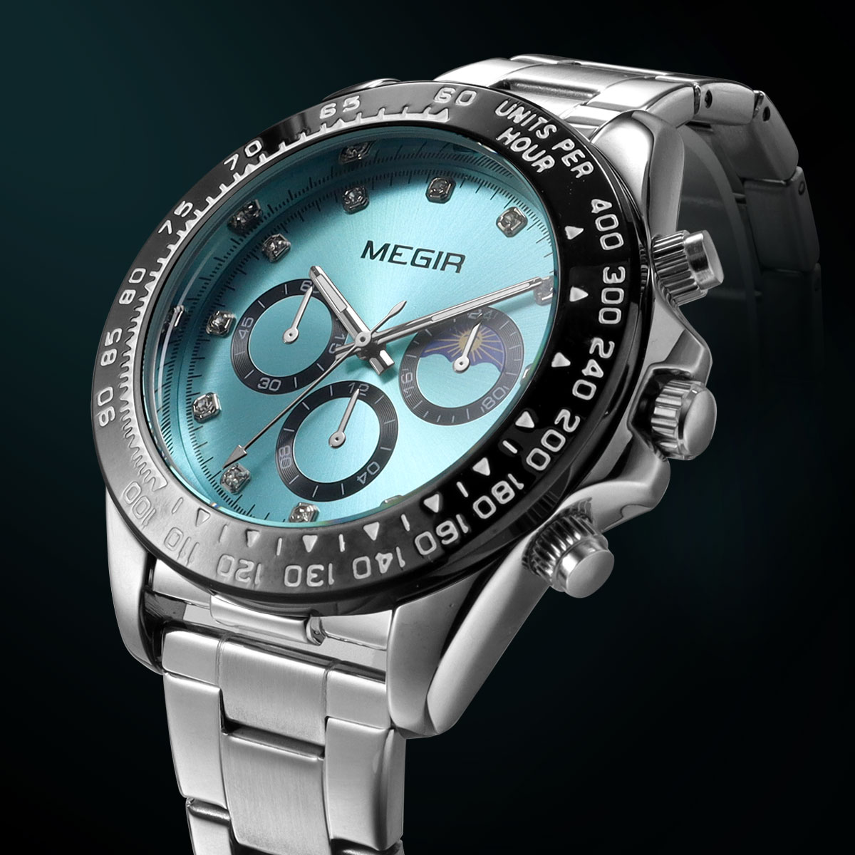 Smartwatch Casual Watches For Men - MEGIR Quartz Watch for Men Luminous