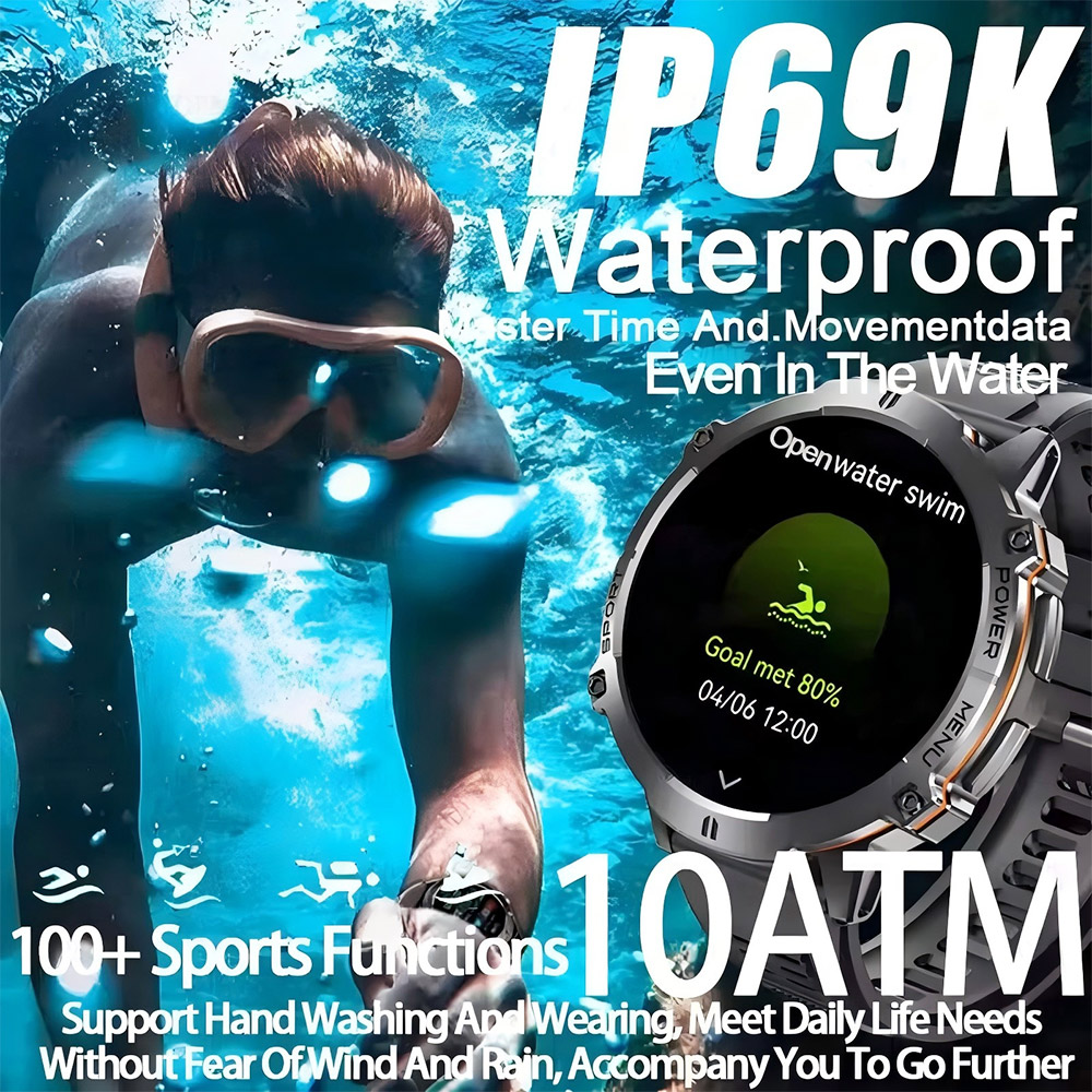 2026 Newly upgraded GPS Milita - Smartwatch Professional Watches For Men 评论和价格