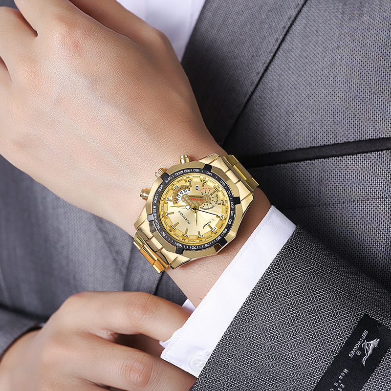 Luxury Men's Quartz Watch Stee - Smartwatch Watches Gift For Boys 评论和价格