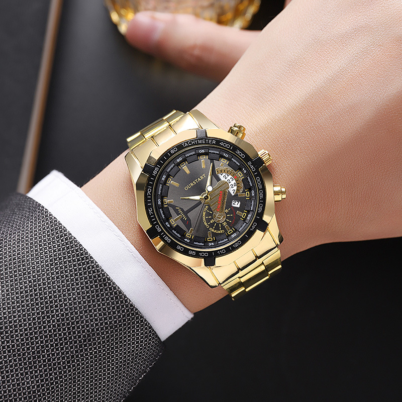 Luxury Men's Quartz Watch Stee - Smartwatch Watches Gift For Boys 评论和价格