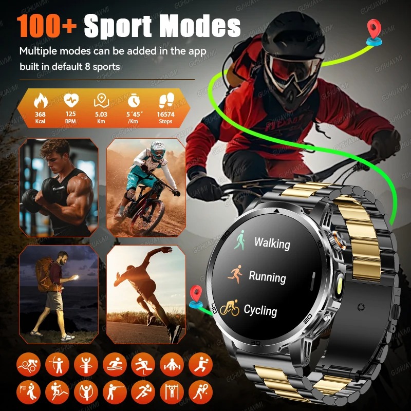 New Military Adventure Smartwa - Smartwatch Professional Watches For Men 评论和价格