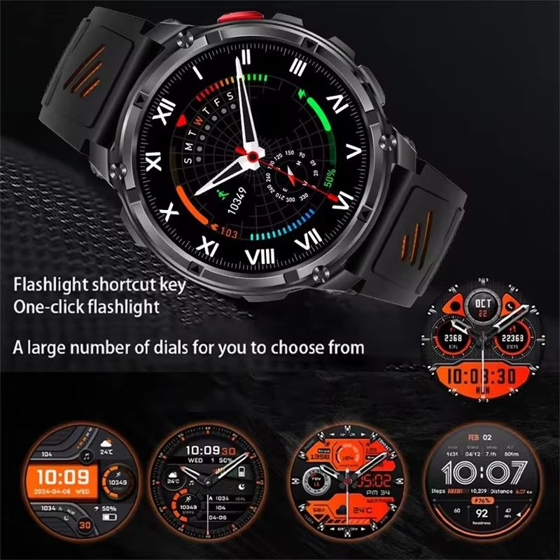 2026 New 1100mAh Large Battery - Smartwatch New Watches For Men 评论和价格