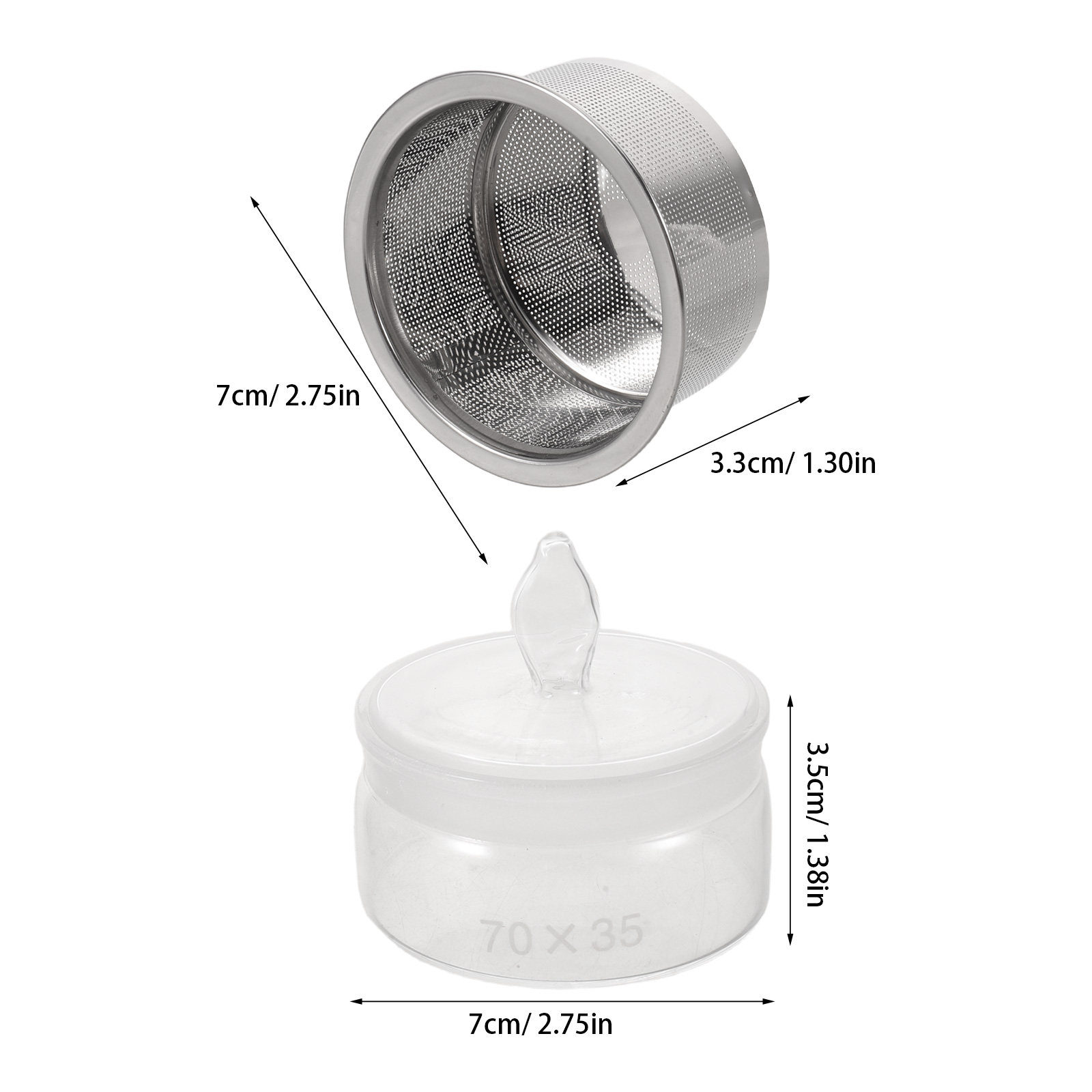 1Set Precision Glass Oil Cup S - Watch Lubricant Oil 评论和价格