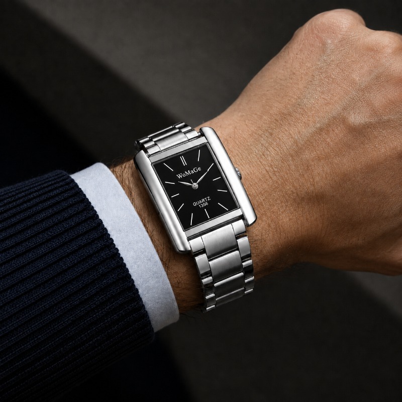 Business Men Watch Fashion Squ - Smartwatch Casual Watches For Men 评论和价格