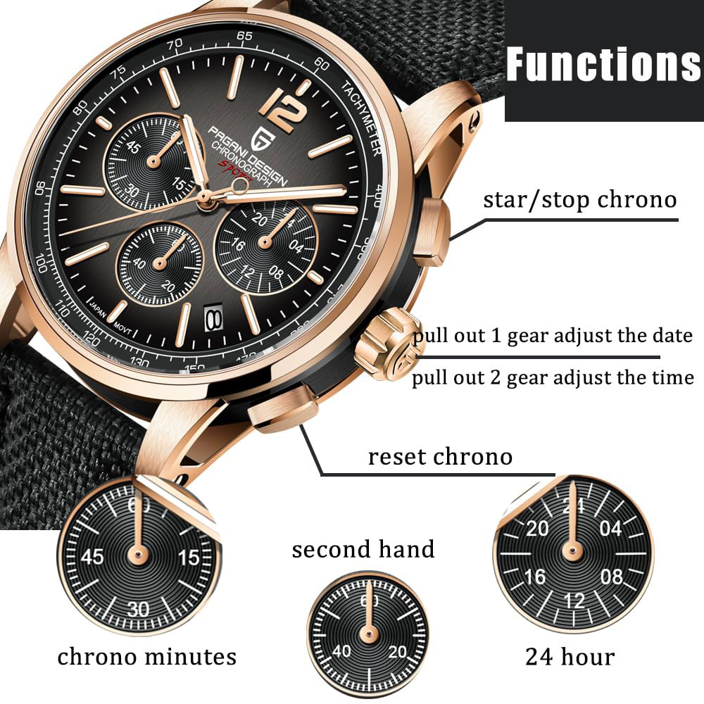 PAGANI DESIGN New Mens Watch 4 - Smartwatch Watches For Men Brands 评论和价格
