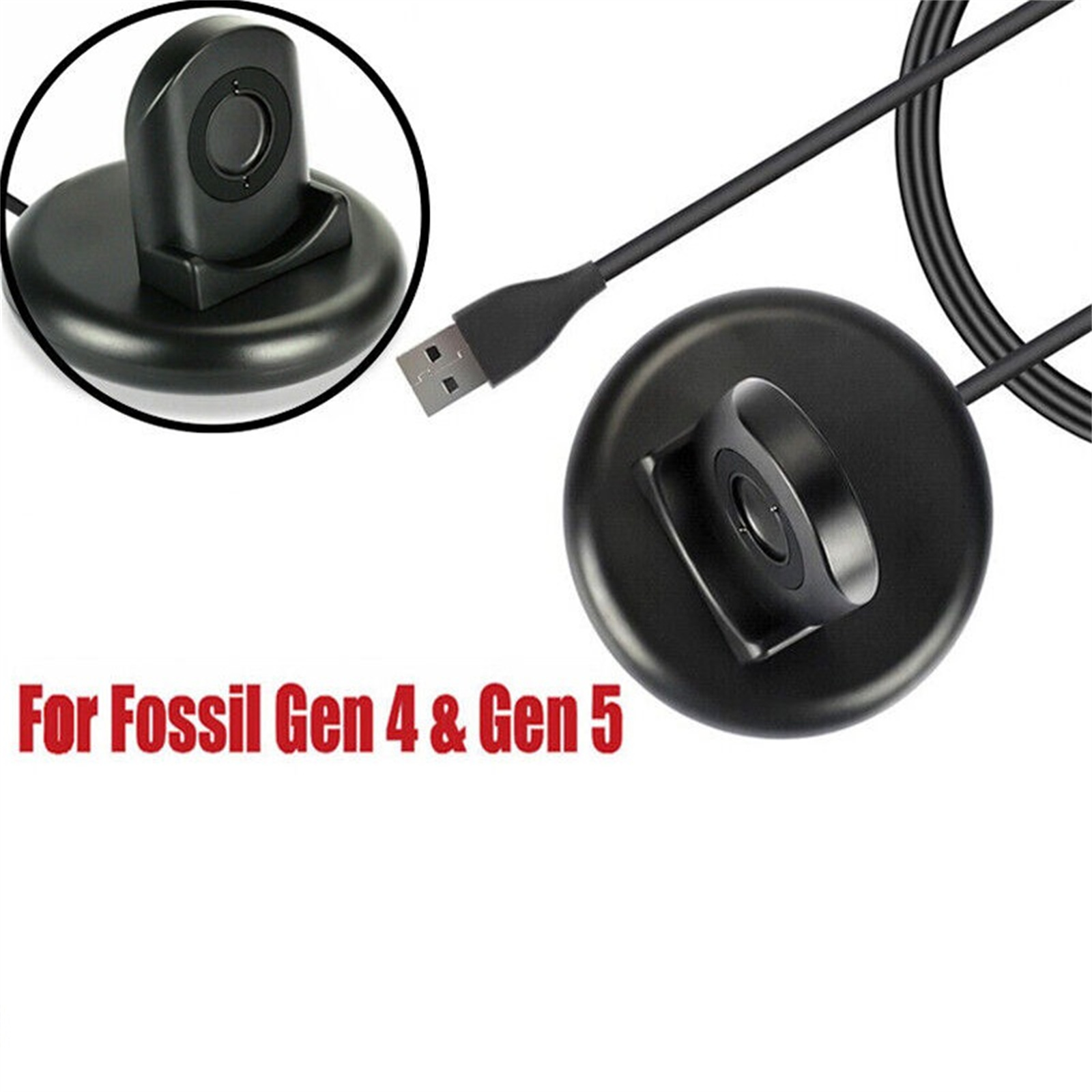 1m USB Watch Charger 5V 500mA  - Fossil Watches Smartwatch Charger 评论和价格