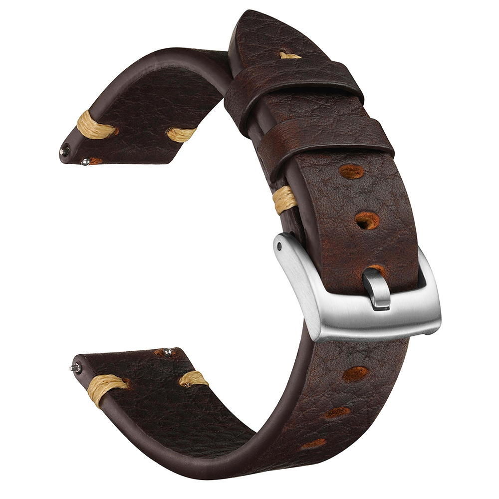 Genuine Leather Straps For Wat - Smartwatch Vintage Watches For Men 评论和价格