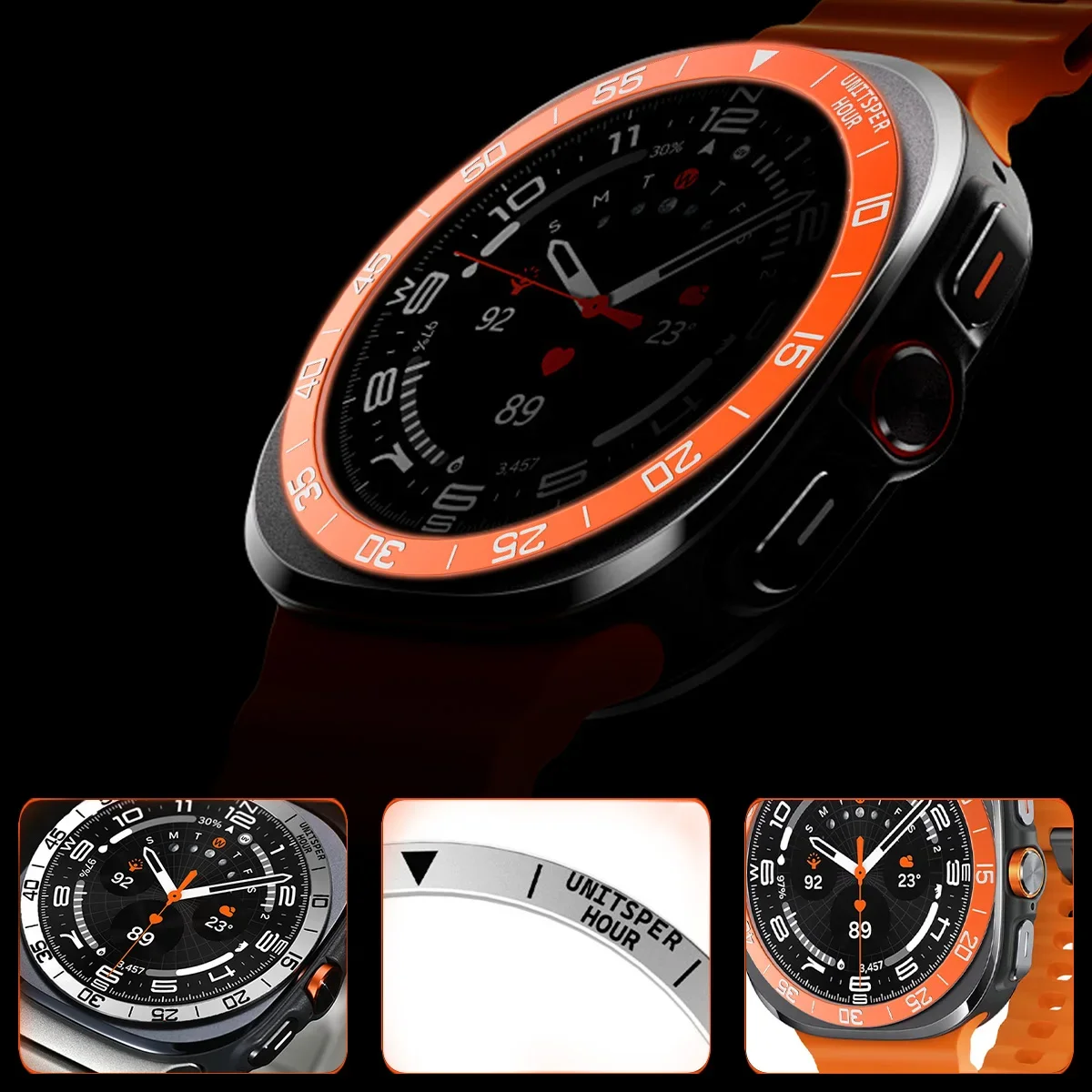 Metal Cover Bezel Ring Case Fo - Smartwatch Ring Watches 评论和价格