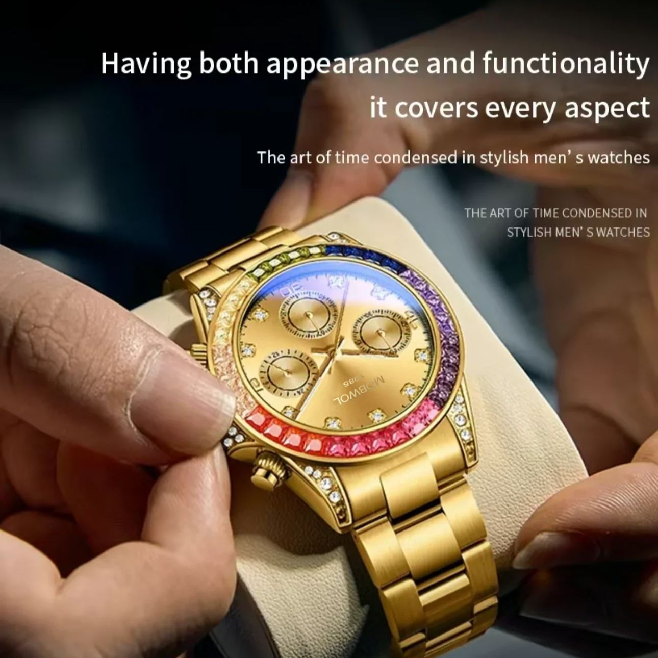 MOBWOL New Men Watch High-end  - Smartwatch Casual Watches For Men 评论和价格