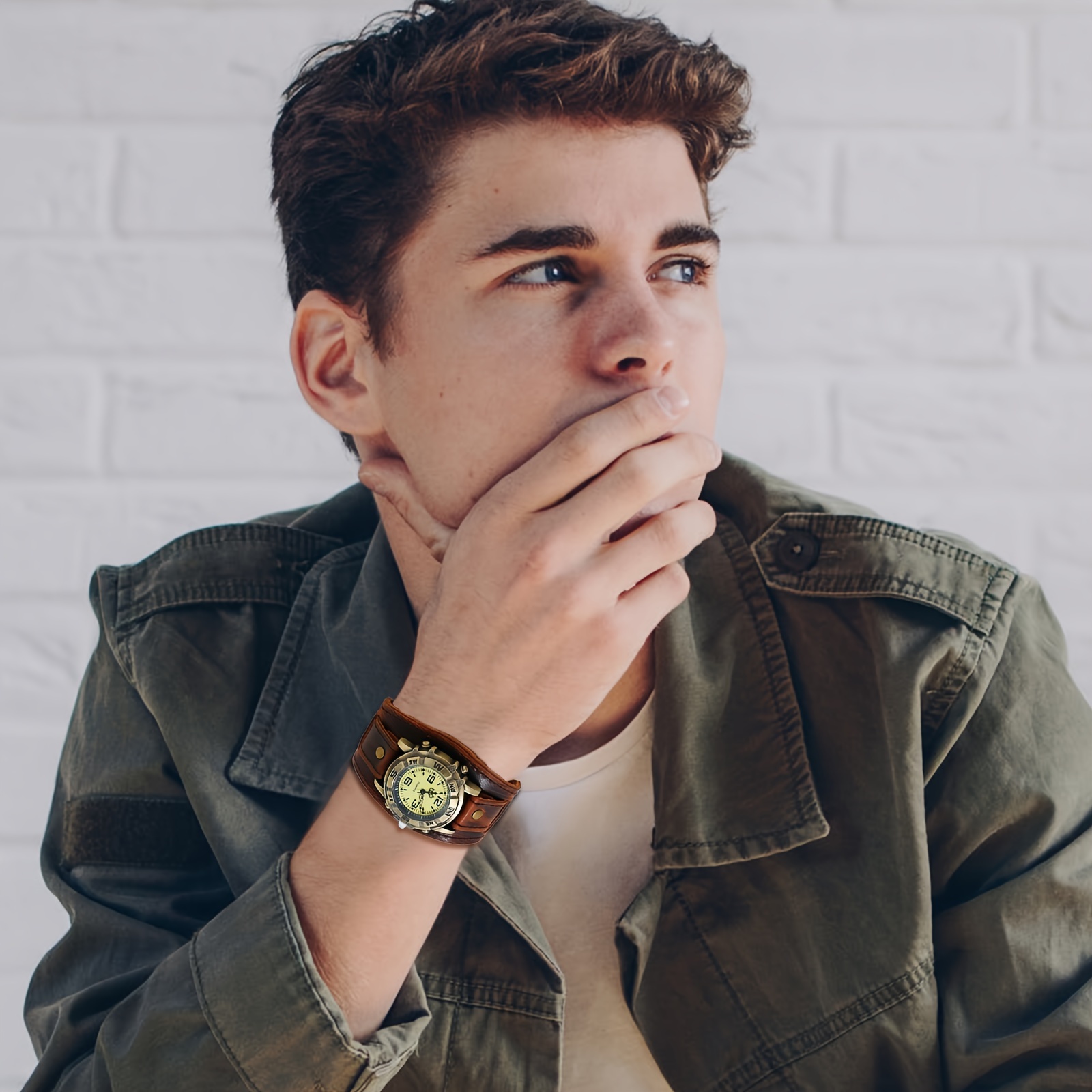 【 Halloween 】 1pcs Simulated Q - Smartwatch Casual Watches For Men 评论和价格
