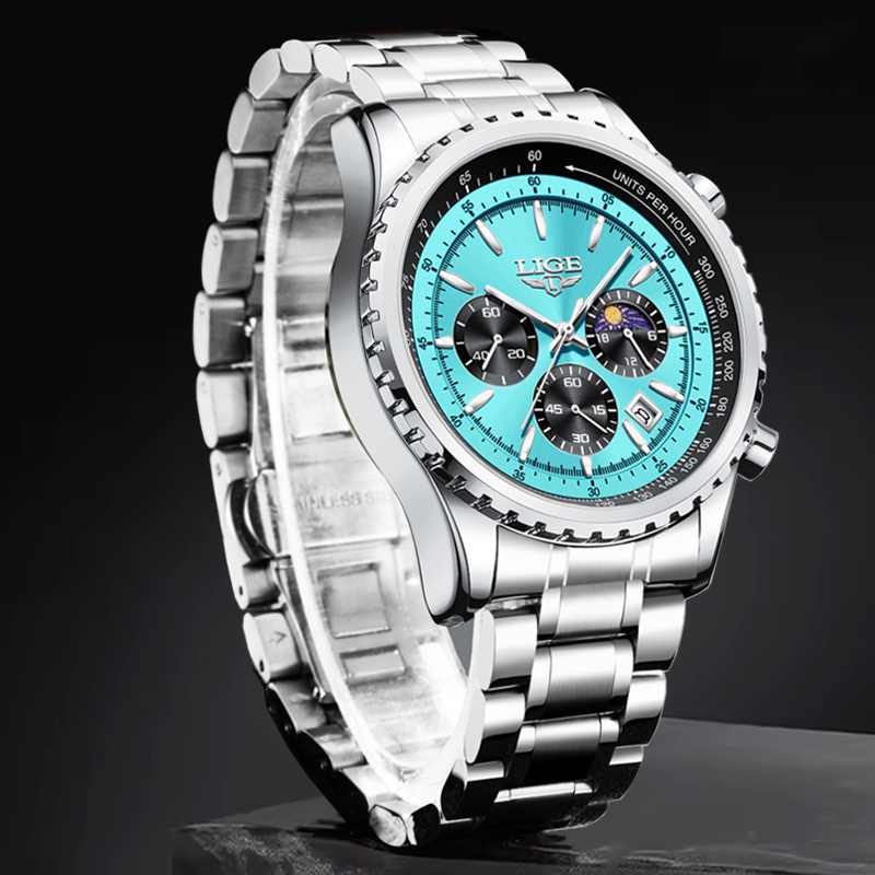 LIGE Fashion Top Brand Luxury  - Smartwatch Branded Watches For Men 评论和价格