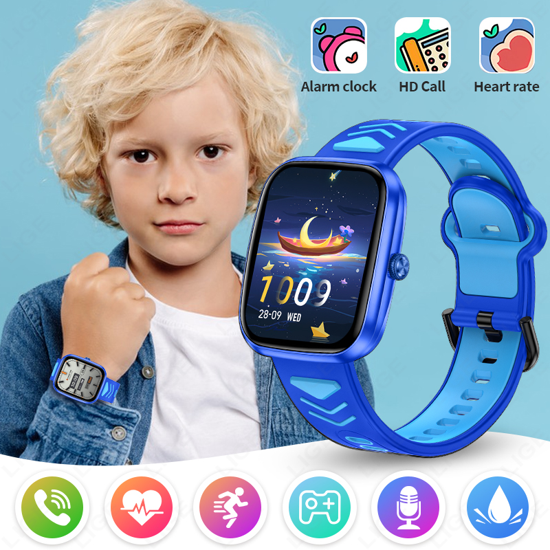 LIGE 2026 Kids Smart Watch Chi - Smartwatch Watches Gift For Boys 评论和价格