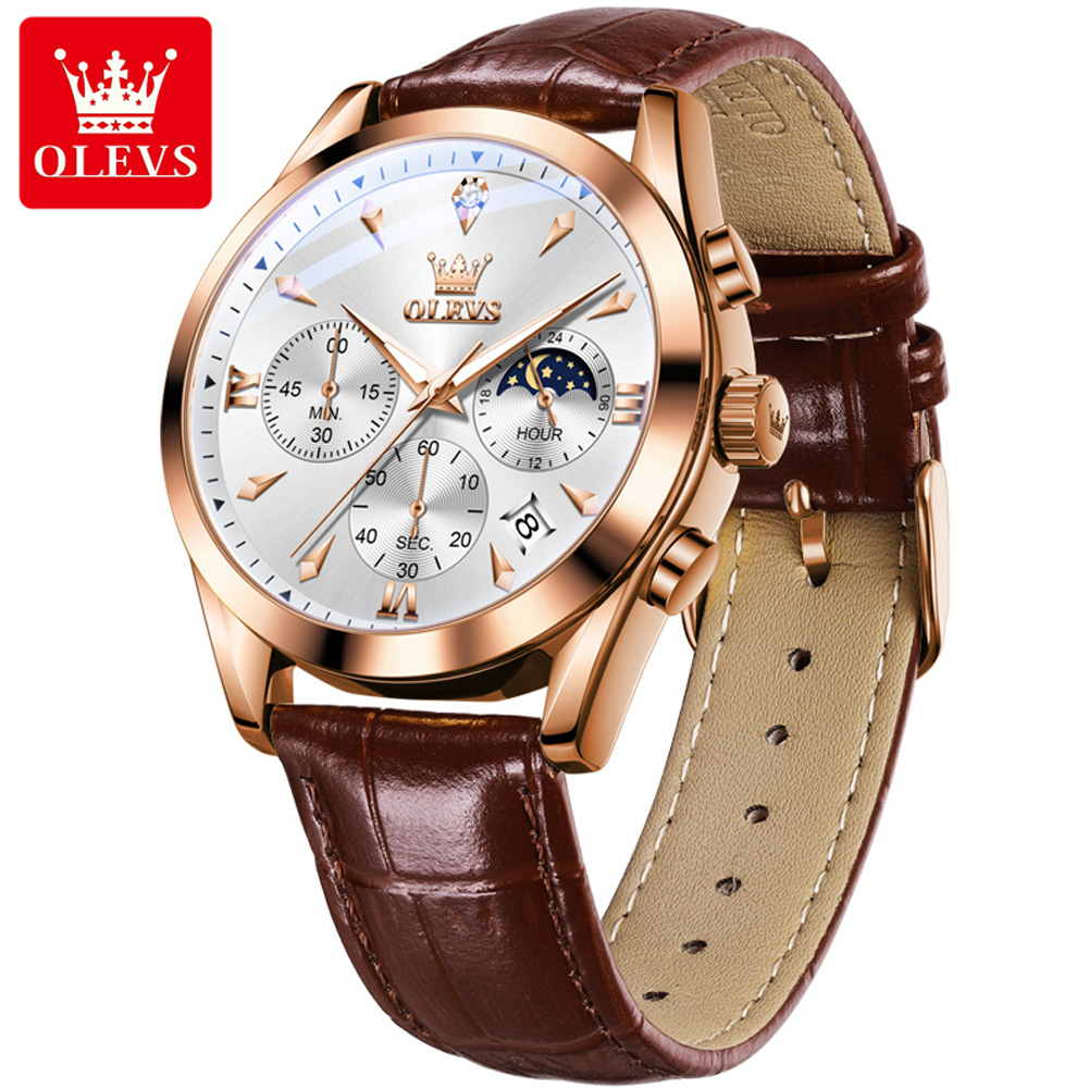 OLEVS Brand New Fashion Quartz - Smartwatch Watches For Men Brands 评论和价格