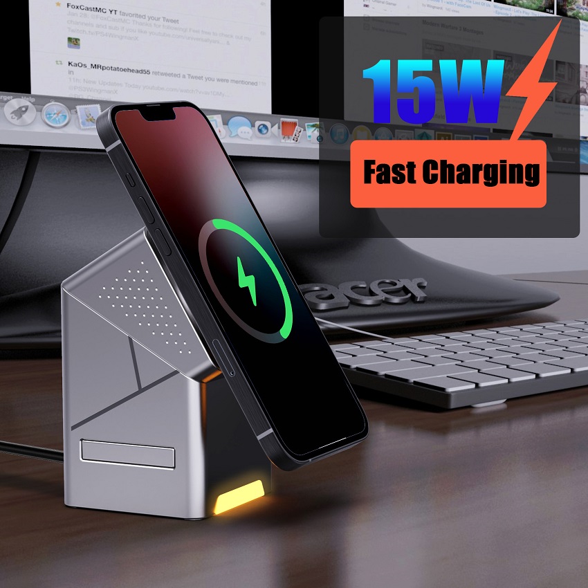 3 in 1 Magnetic Wireless Charg - Watches Smartwatch Samsung 评论和价格