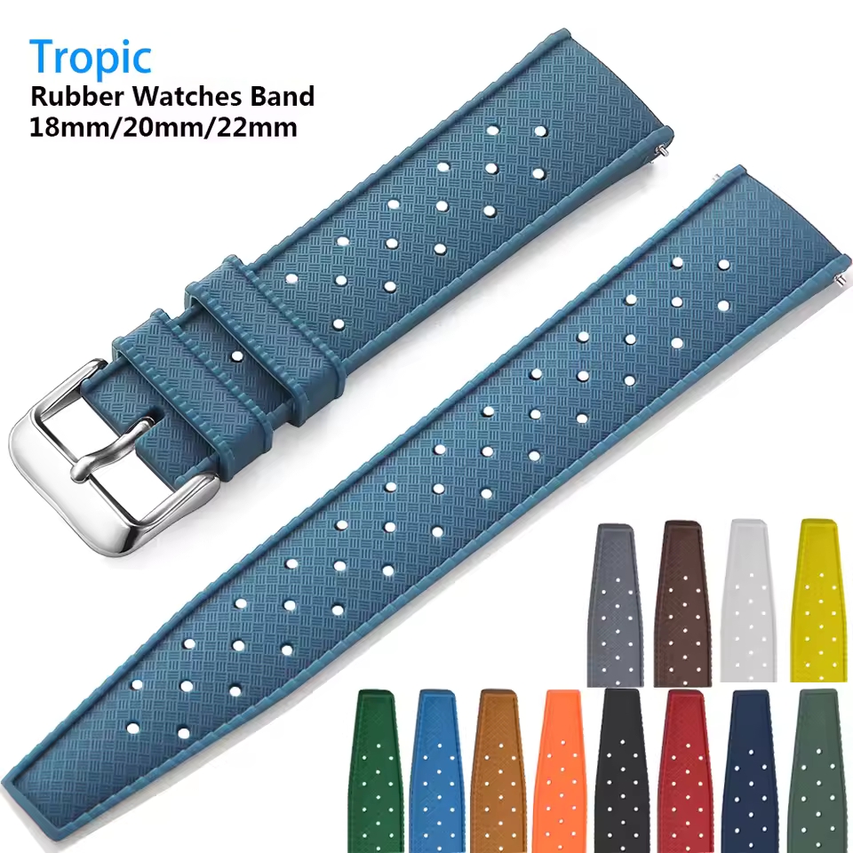 Tropical FKM Watch Band Quick  - Citizen Watches Smartwatch 评论和价格