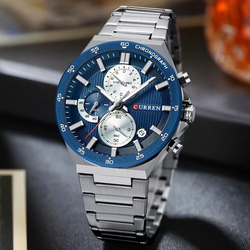 CURREN 8481 Luxury Quartz Watc - Smartwatch Casual Watches For Men 评论和价格
