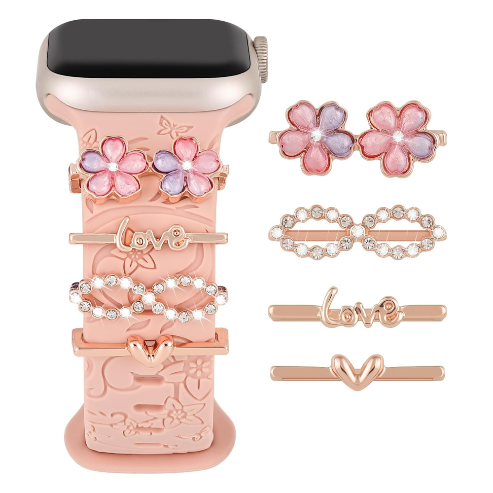 Charms for Apple Watch Band Se - Smartwatch Ring Watches 评论和价格
