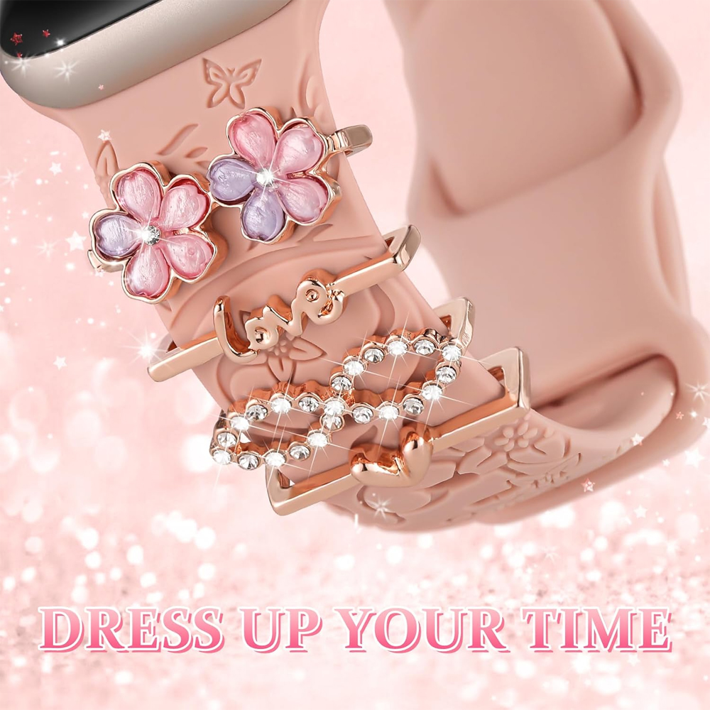 Charms for Apple Watch Band Se - Smartwatch Ring Watches 评论和价格