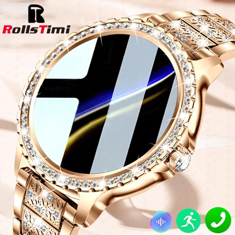 Fashion Luxury Gold Women Smar - Smartwatch Ladies Watches For Women 评论和价格